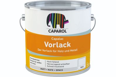 Caparol Capalac Vorlack 2,5 Liter weiß