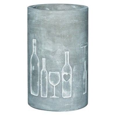 Weinkühler Poesie et Table Vino Flasche + GLAS Räder Design