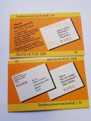 Markenheftchen DDR SMHD 34 mit MiNr. 3156