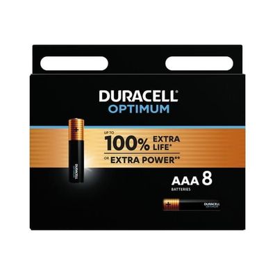 Duracell Batterie Optimum AAA MN2400/ LR3 8er Blister