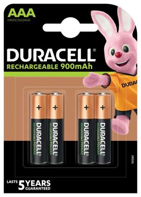 Duracell HR3 Akku Micro Recharge ULTRA 900mAh 4-er Blister