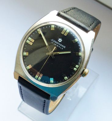 Schöne Junghans Sport Classic 17Jewels Herren Vintage Armbanduhr Top Edelstahl Uhr