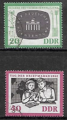 DDR gestempelt Michel-Nummer 923-924