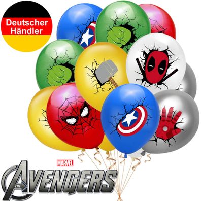 Avengers Luftballons Kindergeburtstag Superhelden Ballons Party Deko Geburtstag