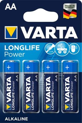 VARTA Batterie Longlife Power AA 4er Blister