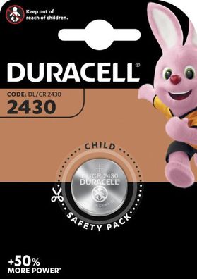 Duracell Knopfzelle Lithium CR2430 1er Blister