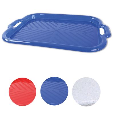 Centi Kunststoff Tablett XL 53 x 37 x 3 cm mit Griffmulde farbig