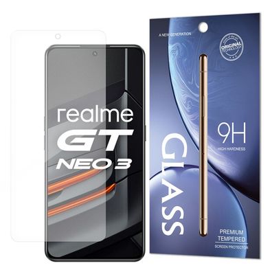 3X Schutzglas 9H kompatibel mit REALME GT NEO 3 Displayschutzfolie Passgenau Glas