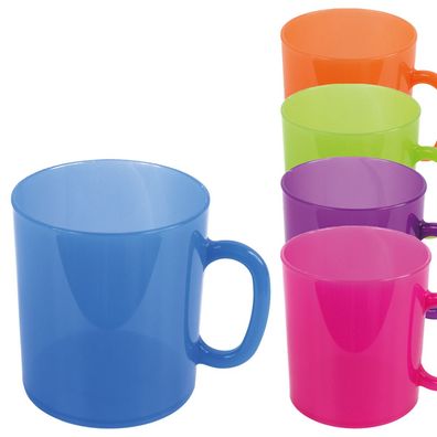 Centi Becher / Tasse, d= 8,4 cm, Höhe = 7,8 cm - PP-Kunststoff - farbig
