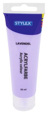 Stylex 28762 Acrylfarbe 83 ml Tube lavendel matt pastell
