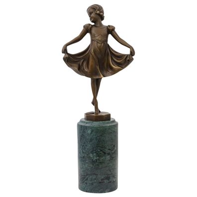 Bronze Skulptur nach Ferdinand Preiss (1882-1943) sculpture girl art deco Style