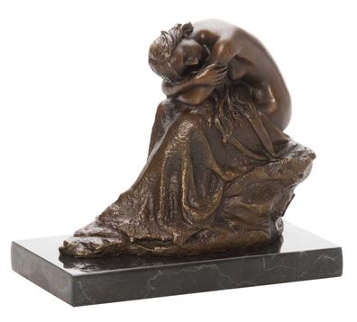 Bronzeskulptur Frau Erotik Akt erotische Kunst Bronzestatue Bronze Antik-Stil