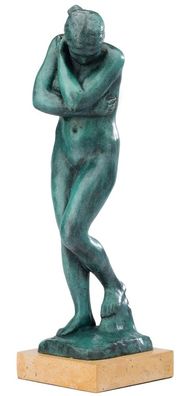 Bronzeskulptur nach Rodin Bronze Eva Figur Kopie Replik Figur Antik-Stil 46cm