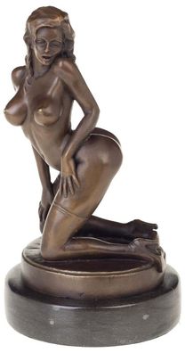 Bronzeskulptur Erotik erotische Kunst im Antik-Stil Bronze Figur Statue 32cm