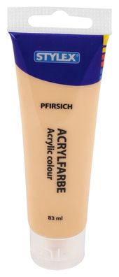 Stylex 28761 Acrylfarbe 83 ml Tube pfirsich matt pastell