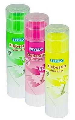Stylex 23354 Klebestift Neon - farbig - 20 g