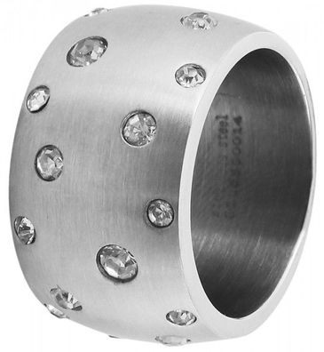 Akzent 5060264-62 Damen-Ring aus Edelstahl Ringgröße 62