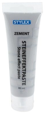 Stylex 28603 Steineffektpaste "Zement" - 83 ml - grau