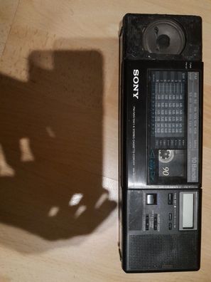 DEFEKT - SONY WA-8000 - Weltempfänger- Autoreverse Cassettenrecorder.