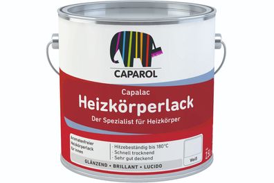 Caparol Capalac Heizkörperlack 2,5 Liter weiß