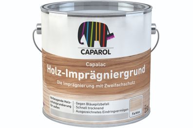 Caparol Capalac Holz-Imprägniergrund 2,5 Liter farblos