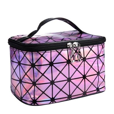 Reise-Make-up aus Leder multifunktionale Kosmetiktasche