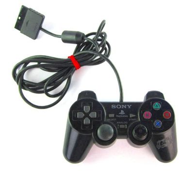 Original Playstation 2 Controller - PAD in Schwarz - PS2 - DEFEKT - Bastlerware #7