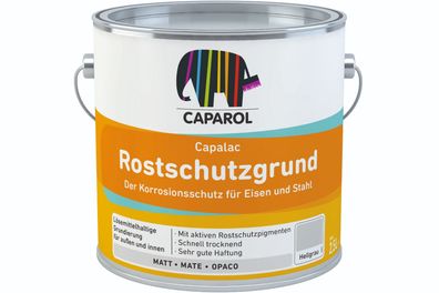 Caparol Capalac Rostschutzgrund 2,5 Liter hellgrau