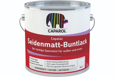Caparol Capalac Seidenmatt-Buntlack 10 Liter weiß