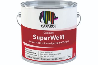 Caparol Capalac SuperWeiß 0,75 Liter weiß