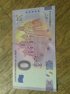 0 euro Schein Souvenirschein billet Saintes Maries de la mer 2021-2