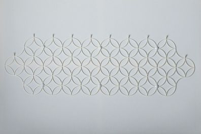 moderne Wandgarderobe weiß 92x2x30 cm Wandpaneele design 10 Kleiderhaken NEU