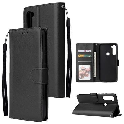 Hochwertige Standunterstützung PU-Ledermaterial Flip Wallet Case / Cover