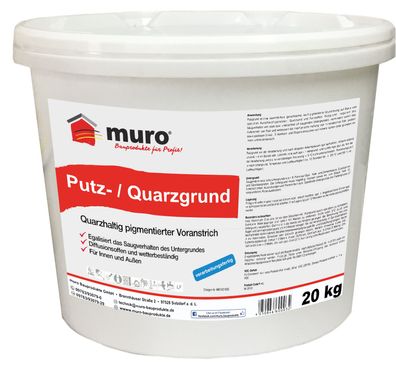 GP.2,25€/ kg) 20kg Putz & Quarzgrund Grundierung Putzgrund Haftgrund Voranstrich