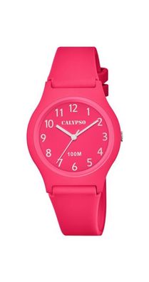 Calypso | analoge Kinderuhr Ø 34 pink Quarz Kunststoff | K5798/2