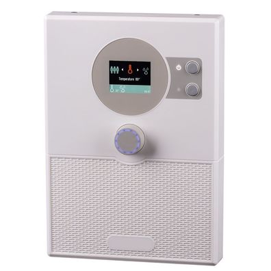 Sentiotec home. com4 Saunasteuerung mit Bluetooth für alle Saunaöfen Weiß