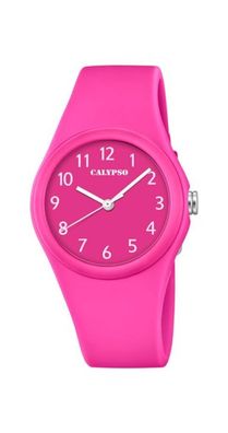 Calypso | analoge Kinderuhr Ø 34 pink Quarz Kunststoff | K5789/ D