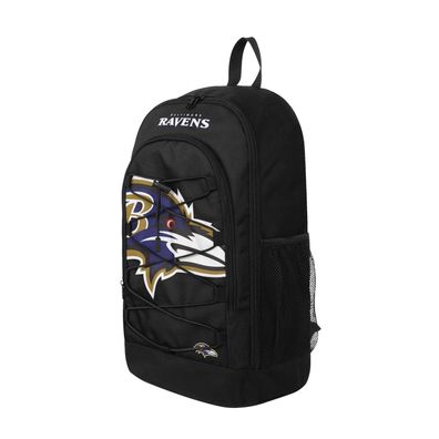 NFL Baltimore Ravens Big Logo Bungee Rucksack Backpack Tasche Bag Football