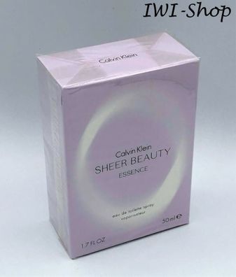 Calvin Klein Sheer Beauty Essence 50 ml 1.7 FL OZ Eau de Toilette EDT Spray