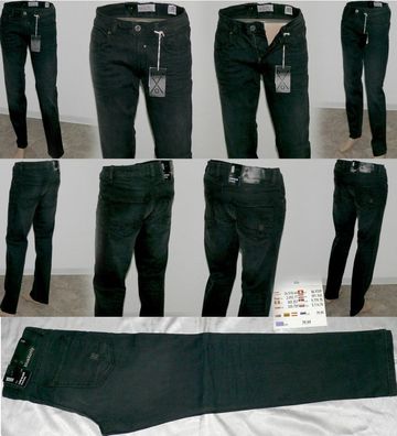 b X o Blue X Only Lars Black 1290 Slim Fit Stretch Jeans W 31 40 L 32 36 Schwarz