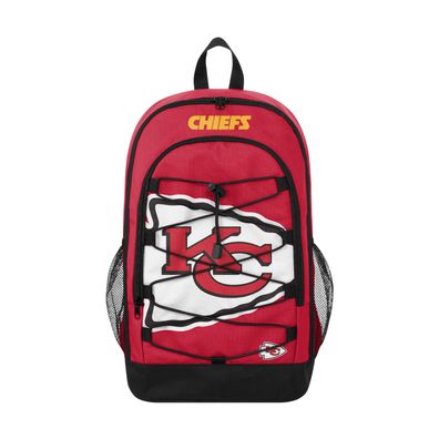 NFL Kansas City Chiefs Big Logo Bungee Rucksack Backpack Tasche Bag Football