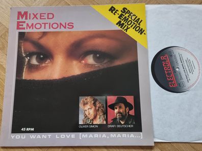 Mixed Emotions ? You Want Love (Maria, Maria...) (Special Re-Emotion-Mix) 12''