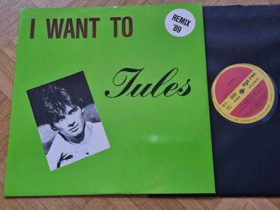 Jules - I Want To '89 12'' Vinyl Maxi Germany ITALO DISCO