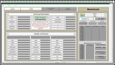 Fahrzeug Fuhrpark Verwaltung Speditionssoftware Speditionen Software Excel