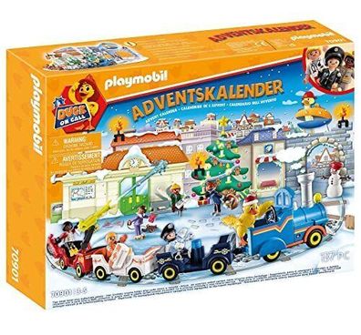 Playmobil Adventskalender 70901 DUCK ON CALL Spielzeug 137 Teile Weihnachten