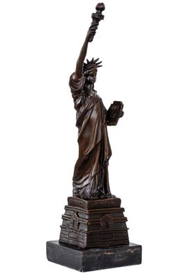 Bronzeskulptur Bronze Figur USA Freiheitsstatue New York Statue Antik-Stil