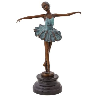 Bronzeskulptur nach Degas Bronze Ballerina Figur Kopie Replik Figur Antik-Stil