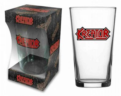 Bierglas Kreator Logo Trinkglas -Beer Glass NEU & Official!