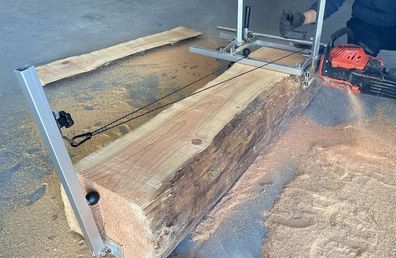 Windensystem für Mini-Sägewerk Kettensäge Motorsäge Baumstamm Holzverarbeitung