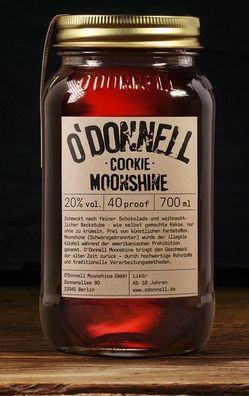 O´Donnell Moonshine Cookie, 0,7 l, 20 % vol.